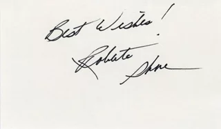 Roberta Shore autograph