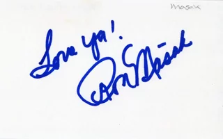 Ron Masak autograph