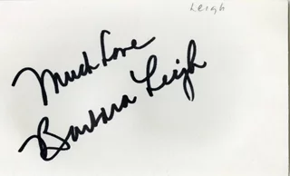 Barbara Leigh autograph