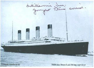 Millvina Dean autograph