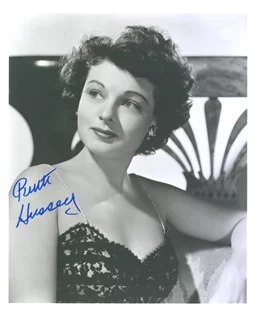 Ruth Hussey autograph