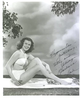 Barbara Hale autograph