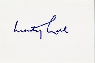 Monty Hall autograph