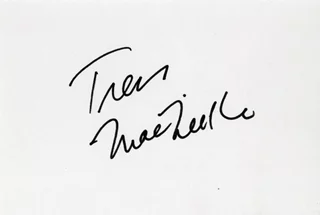 Tress MacNeille autograph