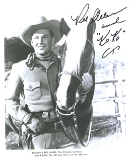 Rex Allen autograph