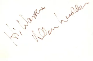 Allen Ludden autograph