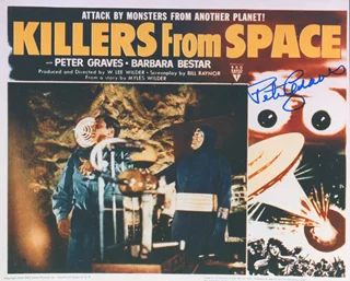 Peter Graves autograph