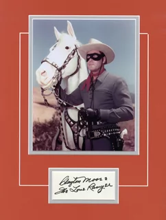 Clayton Moore autograph