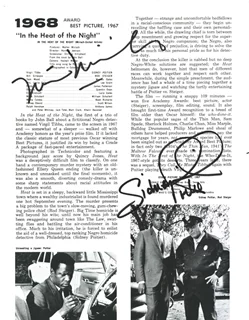 In the Heat of the Night autograph