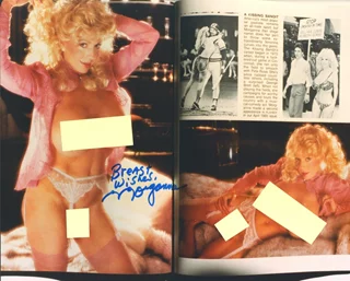 Morganna autograph