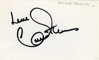 Connie Stevens autograph