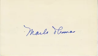 Marlo Thomas autograph