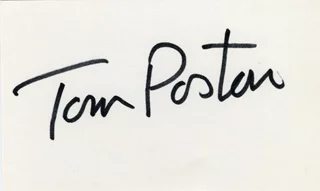 Tom Poston autograph
