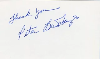 Peter Lind Hayes autograph