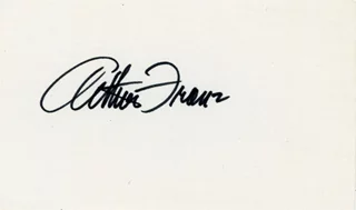 Arthur Franz autograph