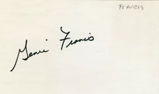 Genie Francis autograph