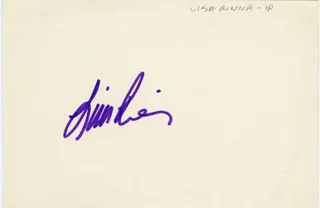 Lisa Rinna autograph