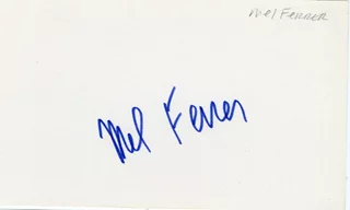 Mel Ferrer autograph