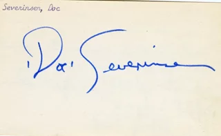 Doc Severinsen autograph