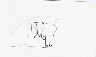 Tommy Chong autograph