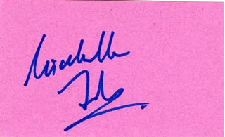 Michelle Forbes autograph