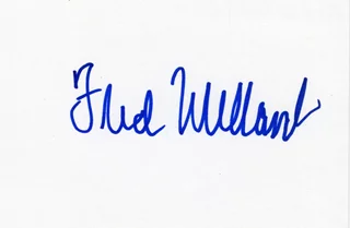 Fred Willard autograph