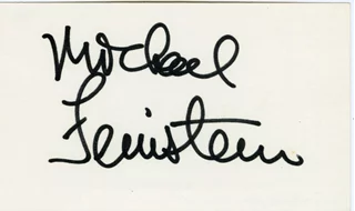 Michael Feinstein autograph
