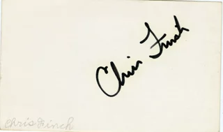Chris Finch autograph