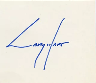 Gary Hart autograph