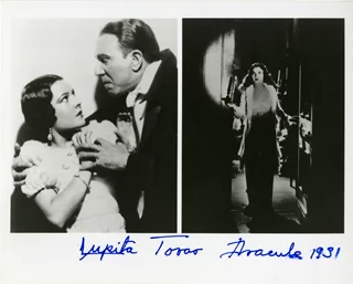 Lupita Tovar autograph