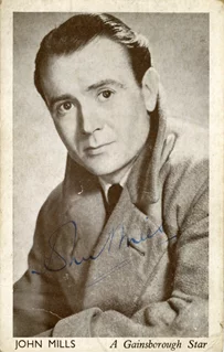 John Mills autograph