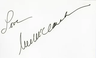 Rue McClanahan autograph