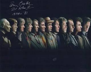 Tom Baker autograph