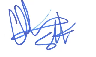 Christian Slater autograph