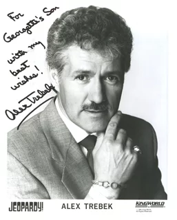 Alex Trebek autograph