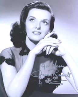 Jane Russell autograph