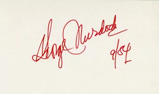 George Murdock autograph