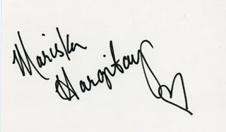 Mariska Hargitay autograph
