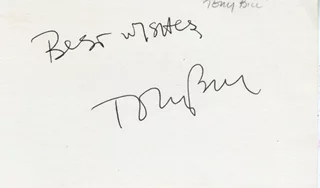 Tony Bill autograph