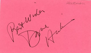 Dwayne Hickman autograph