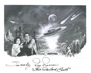 Rex Reason autograph