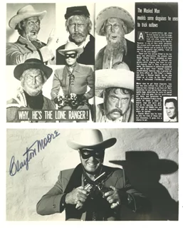 Clayton Moore autograph