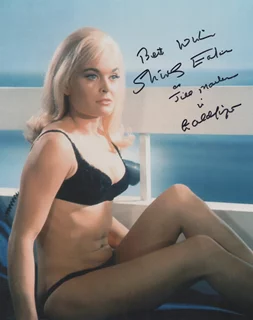 Shirley Eaton autograph