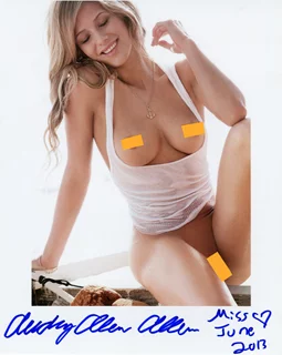 Audrey Aleen Allen autograph