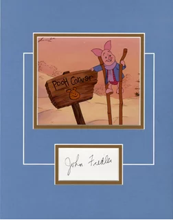 Piglet's Big Movie autograph