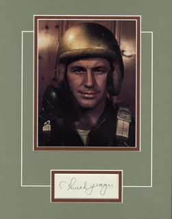 Chuck Yeager autograph