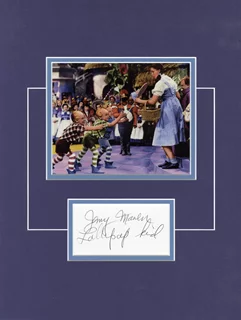 Jerry Maren autograph