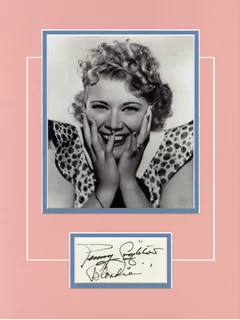 Penny Singleton autograph