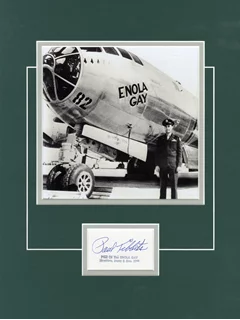 Paul W. Tibbets autograph