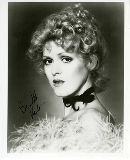 Bernadette Peters autograph